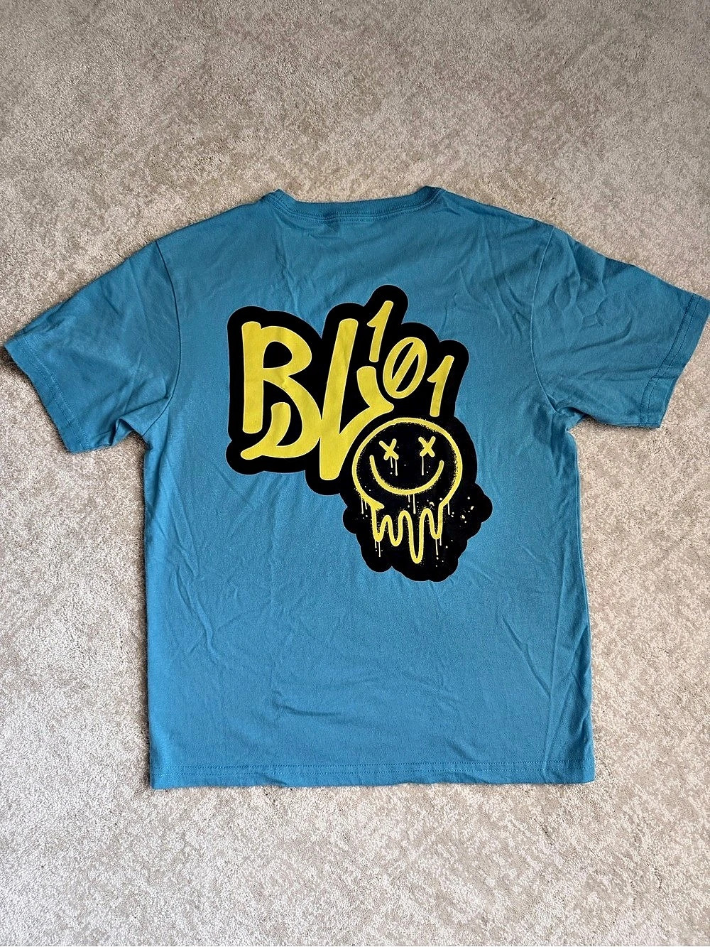 Baseball Lifestyle 101 Short Sleeve Tee in Blue